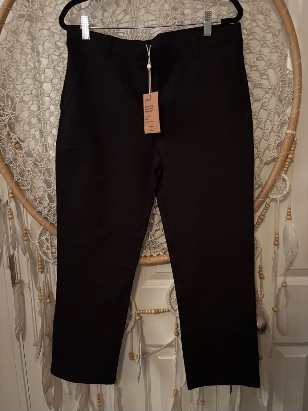 Quince Black Slacks BNWT Size Large A00414
